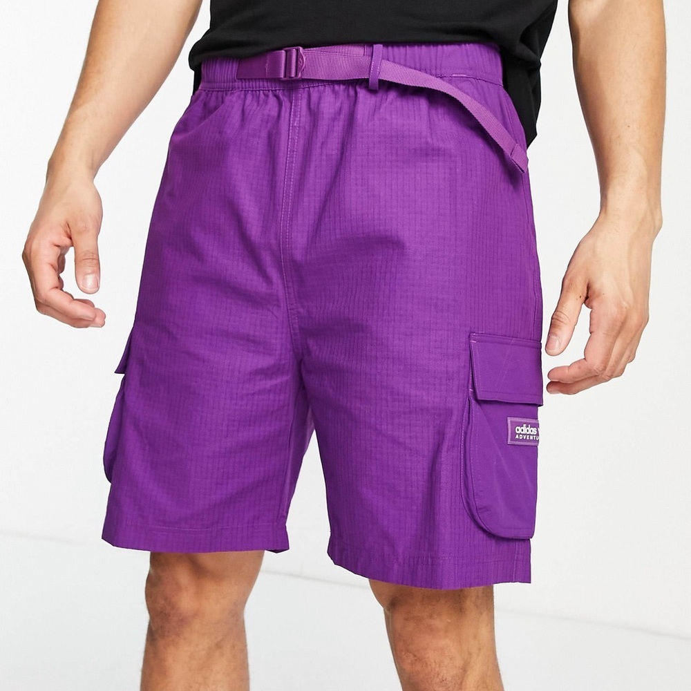 adidas Originals‎ Purple Cargo Short - M